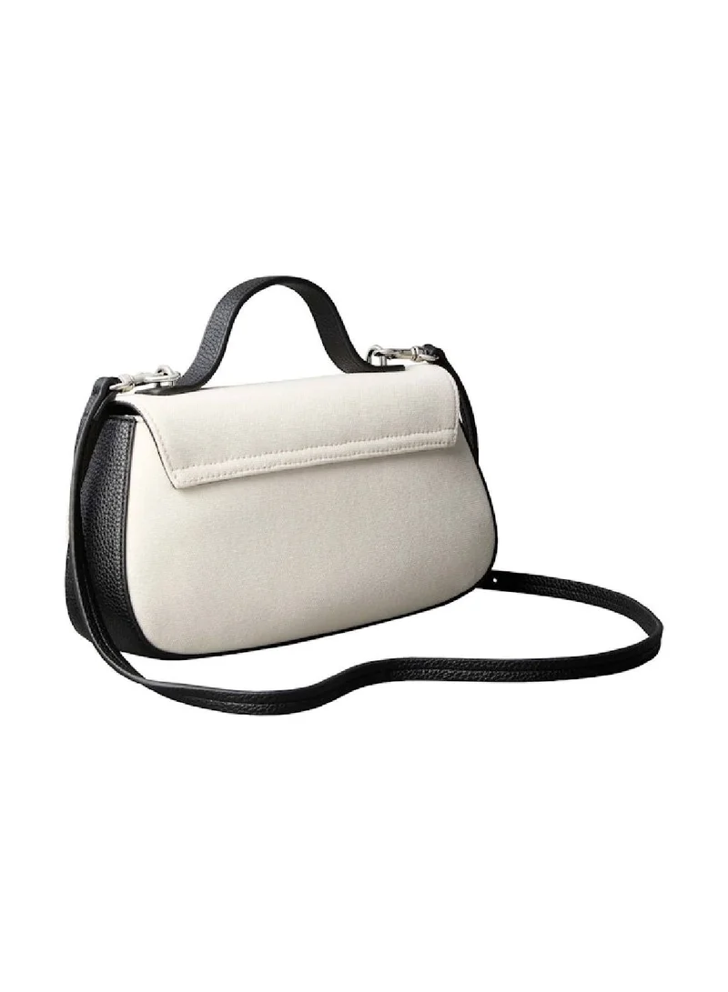 CALVIN KLEIN Cotton Canvas Top Handle Shoulder Bag